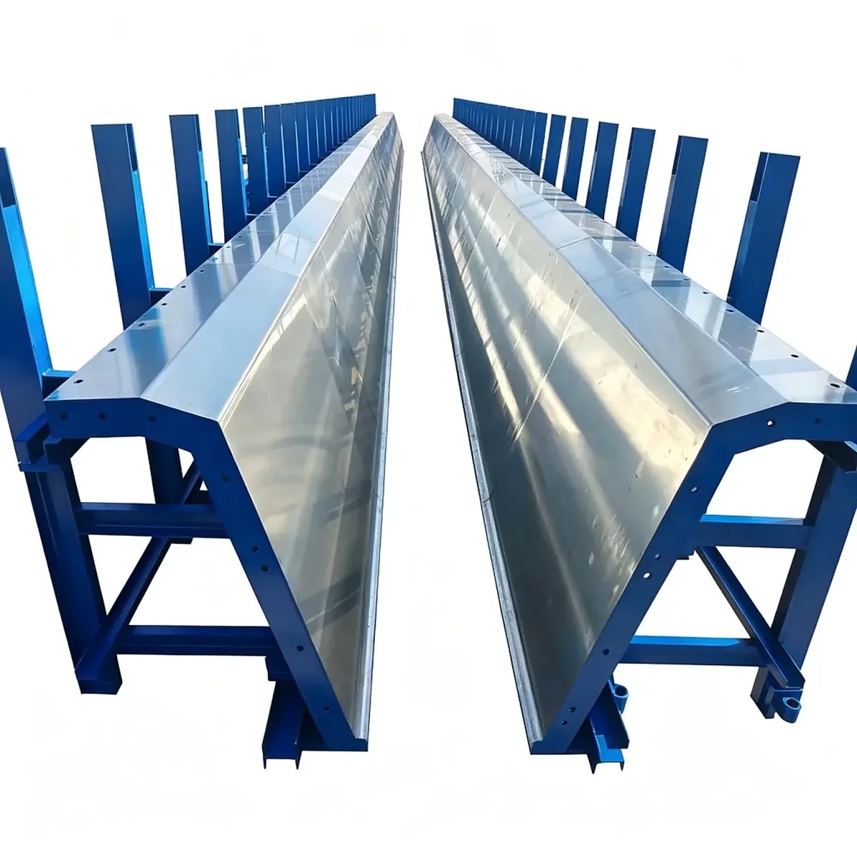 Box girder moulds in the workshop