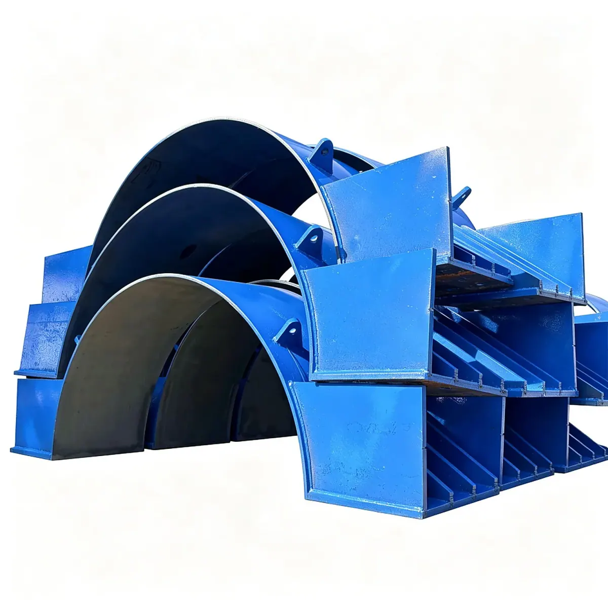 Clamp formwork — inner surface