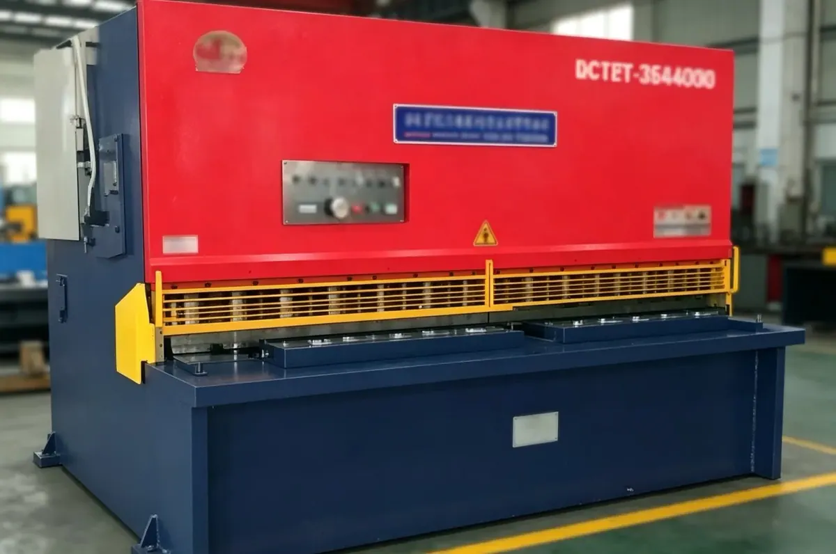 Red press brake machine
