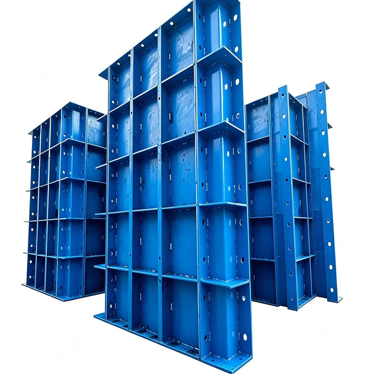 Flat formwork panel — edge and tie detail