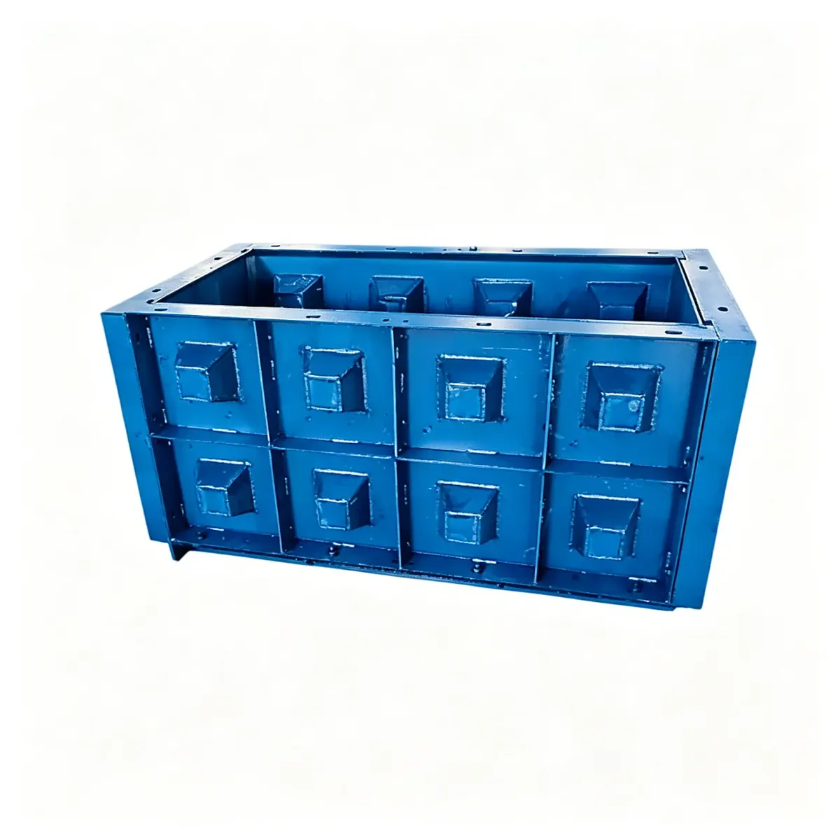 Lego-Style Interlocking Block Formwork - precast concrete steel formwork by Zhongbian Machinery