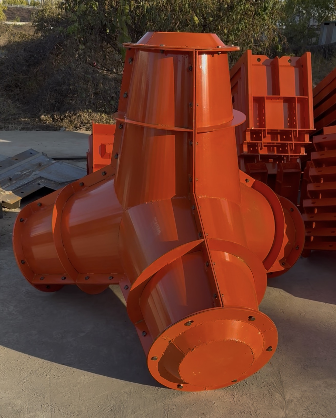 Tetrapod Wave Dissipation Block Steel Formwork for Coastal Breakwater & Storm Surge Protection