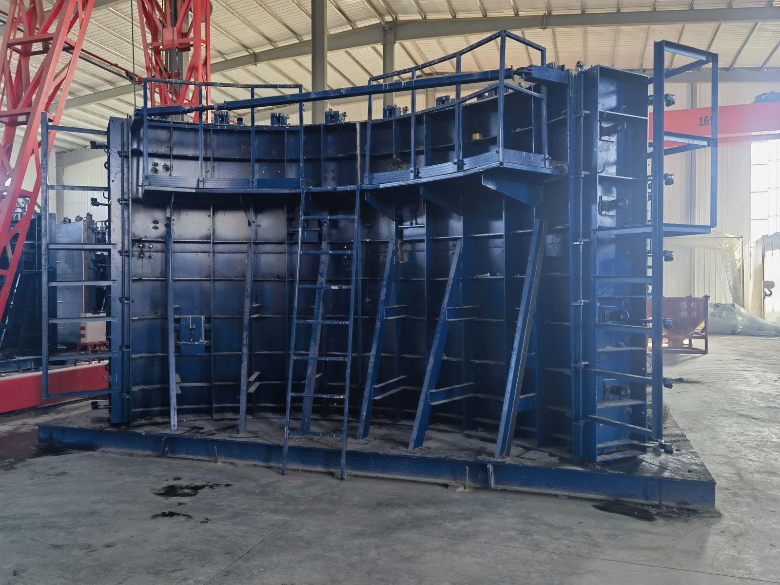 Curved Wind Turbine Foundation & Concrete Hybrid Tower Steel Formwork for Onshore & Offshore Wind Farm