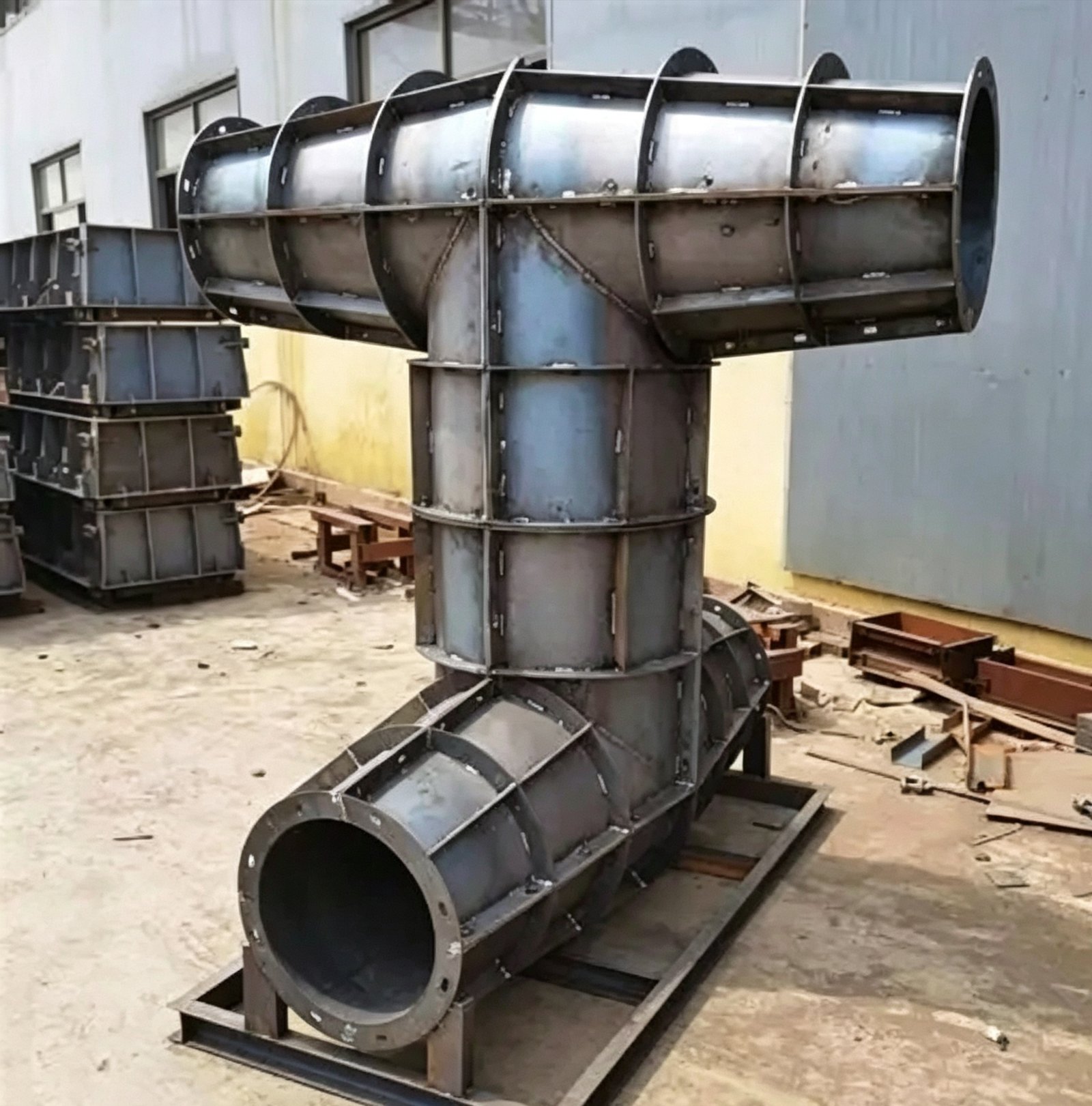 Tetrapod Wave Dissipation Block Steel Formwork for Coastal Breakwater & Storm Surge Protection