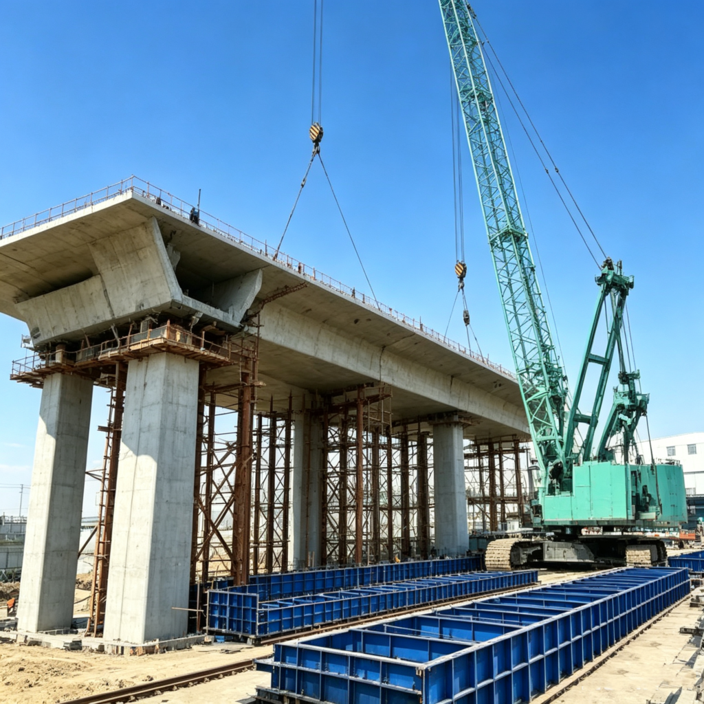 aerospace Bridge steel formwork for viaduct and high-speed railway construction